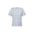 Aquarelle Monogram Eyelet T-Shirt