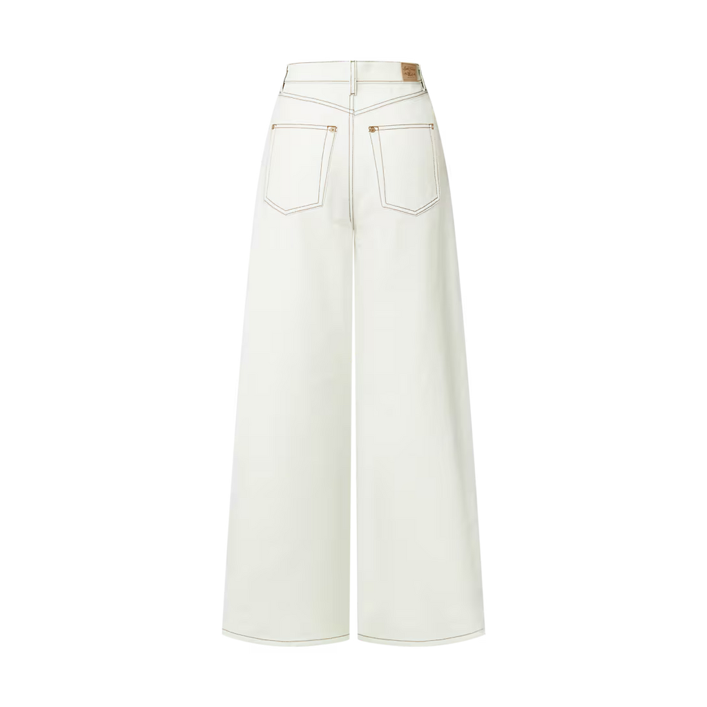 Contrast Stitch Utility Jeans