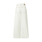 Contrast Stitch Utility Jeans