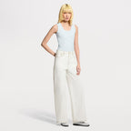 Contrast Stitch Utility Jeans