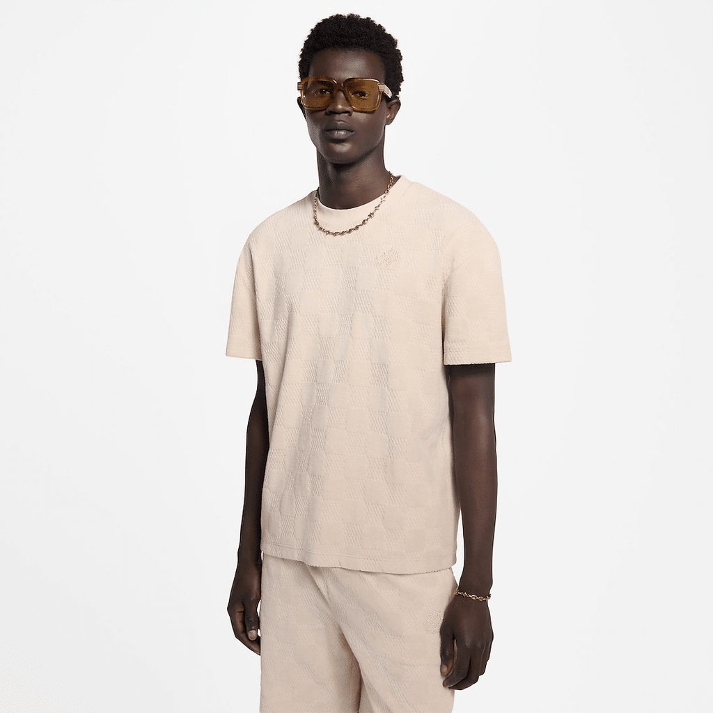 Damier French Terry T-Shirt