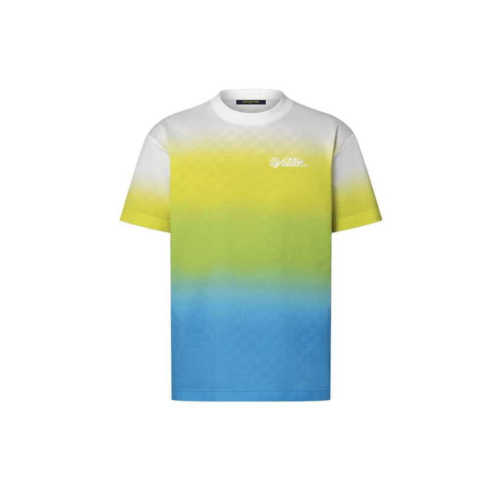 Damier Gradient Jacquard Cotton T-Shirt