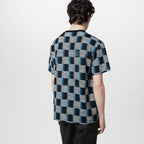Damier Short-Sleeved Cotton T-Shirt