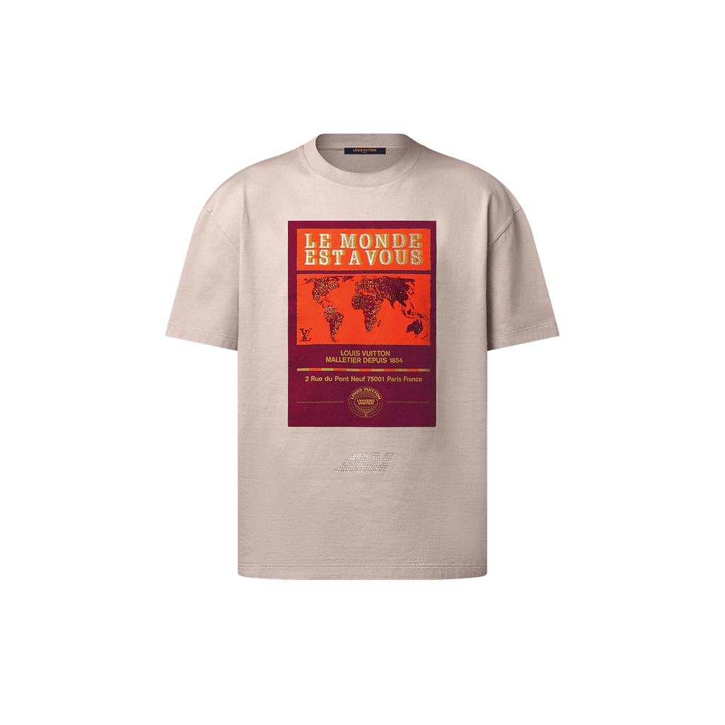 Embellished Graphic Cotton T-Shirt