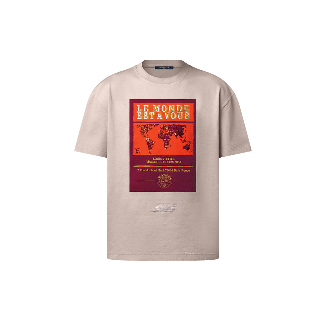 Embellished Graphic Cotton T-Shirt