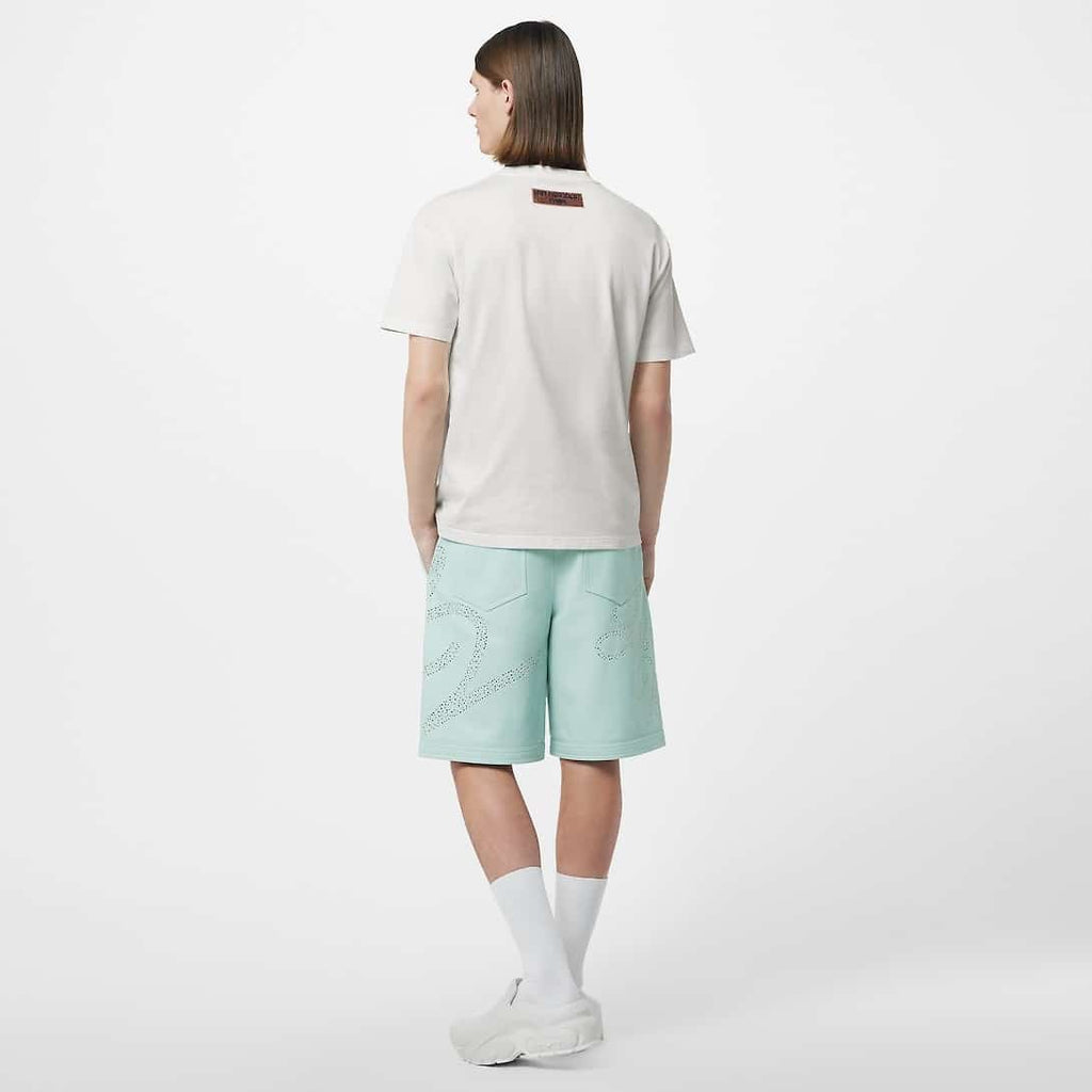 Embroidered Beads Cotton T-Shirt