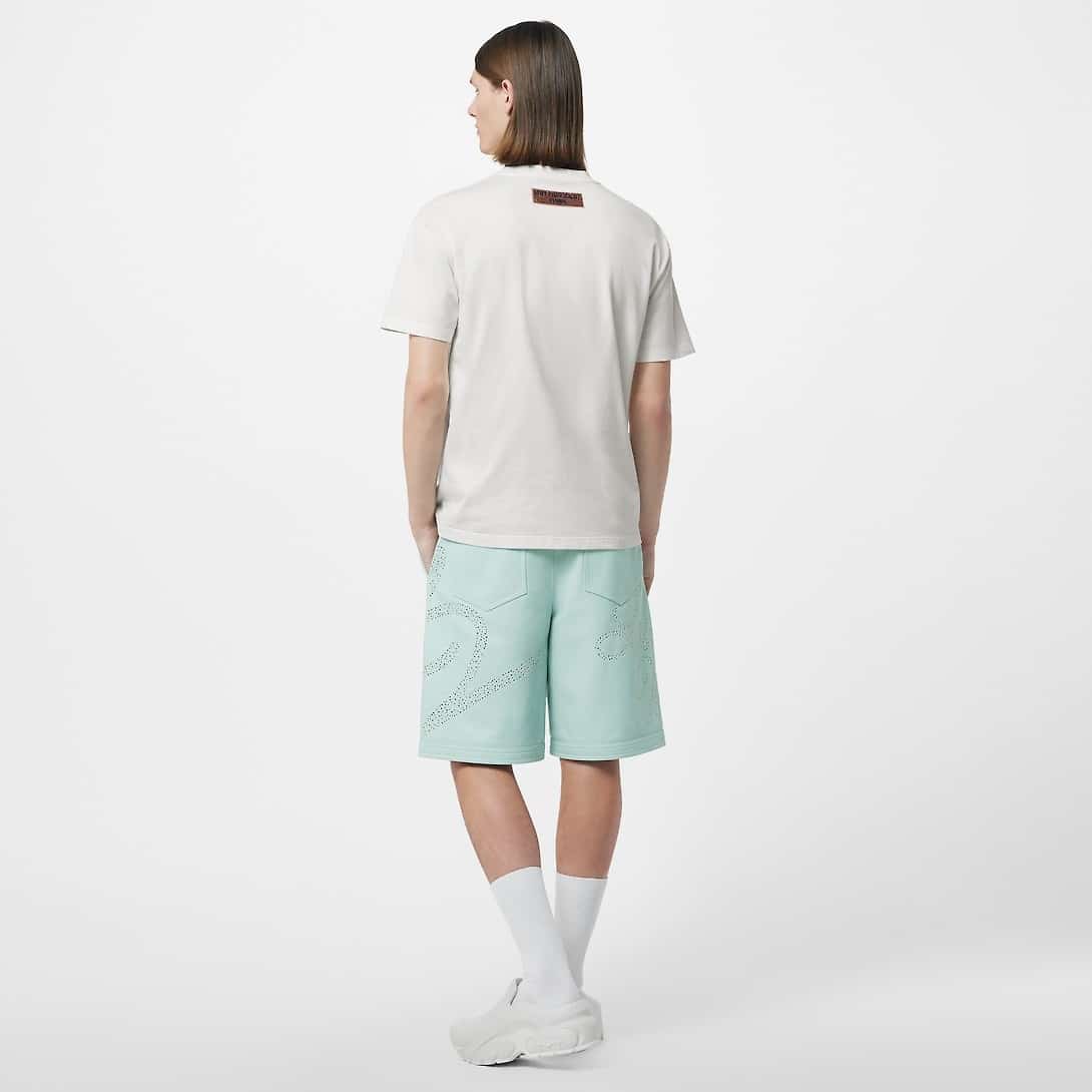 Embroidered Beads Cotton T-Shirt