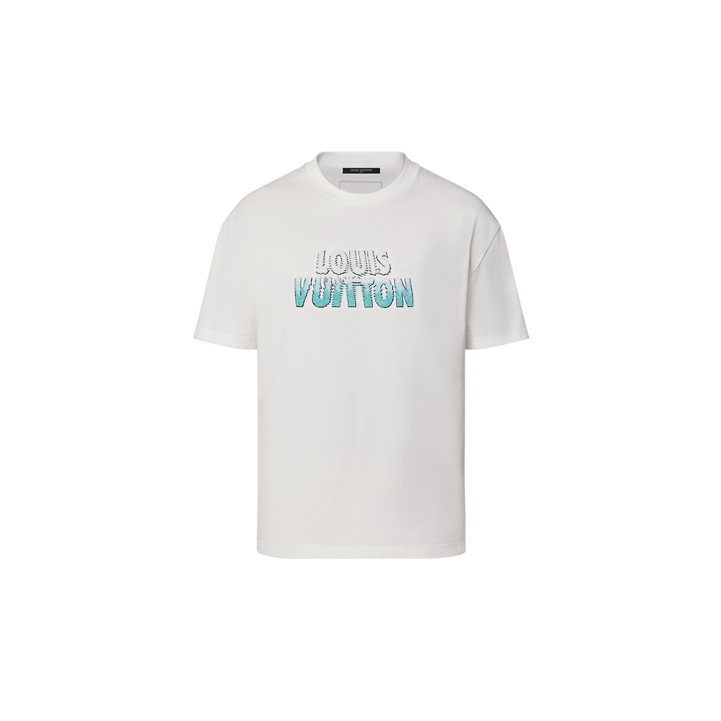 Embroidered Beads Cotton T-Shirt