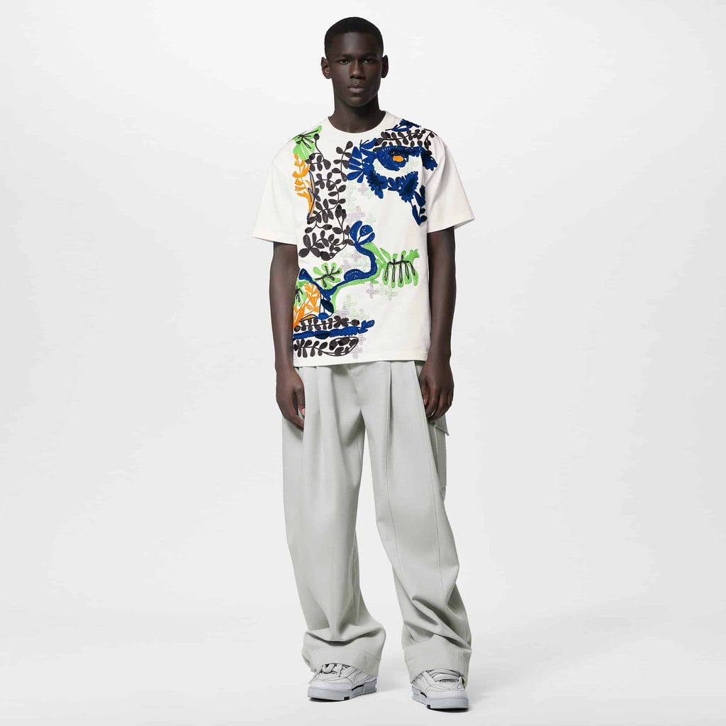 Embroidered Cotton T-Shirt
