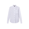 LV Embroidered Long-Sleeved Cotton Shirt