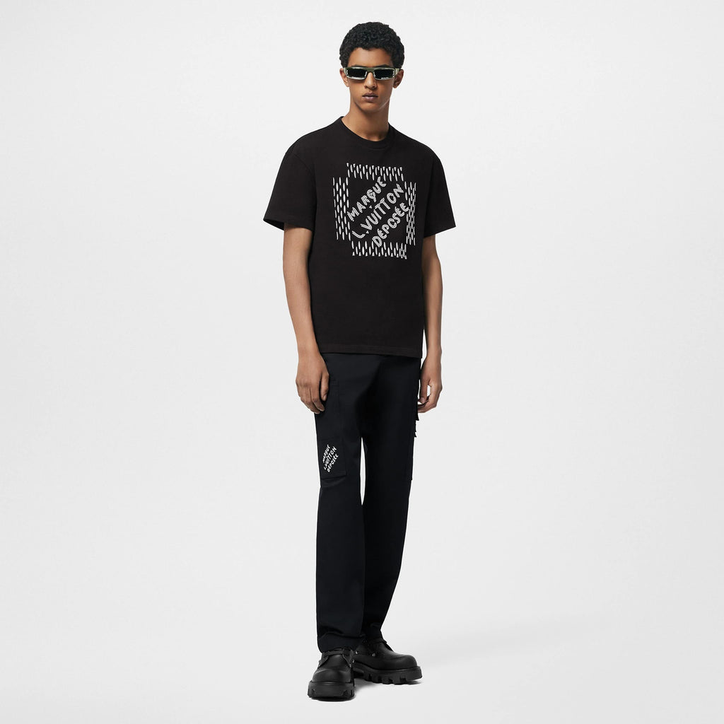 Embroidered Signature Cotton T-Shirt