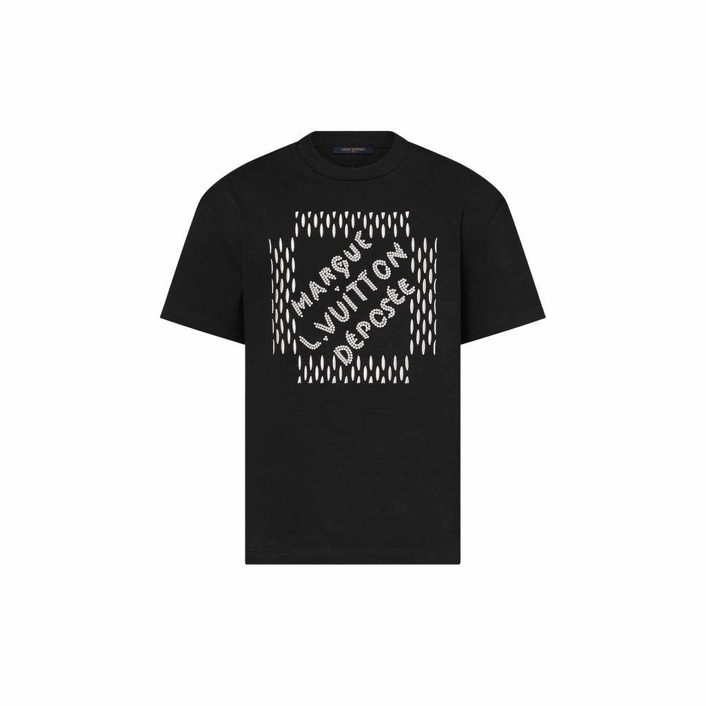 Embroidered Signature Cotton T-Shirt