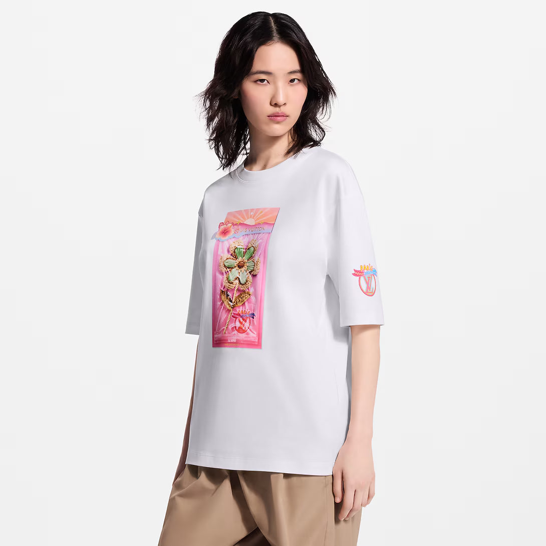 Flower Toy Print T-Shirt