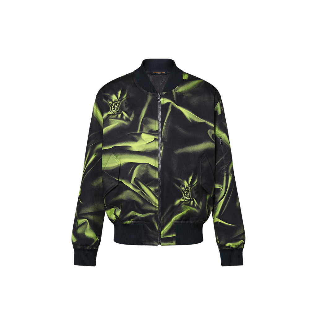 Graphic Cotton Bomber Jacket