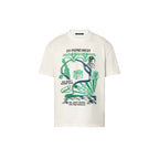 Intarsia Graphic Cotton T-Shirt