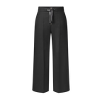 Leather Tie Mikado Jeans