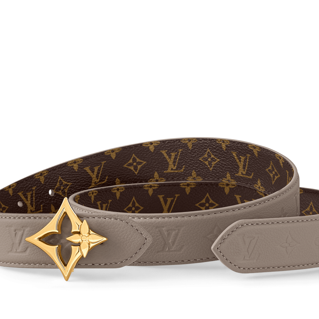 LV Flowergram Ard 30mm Reversible Belt