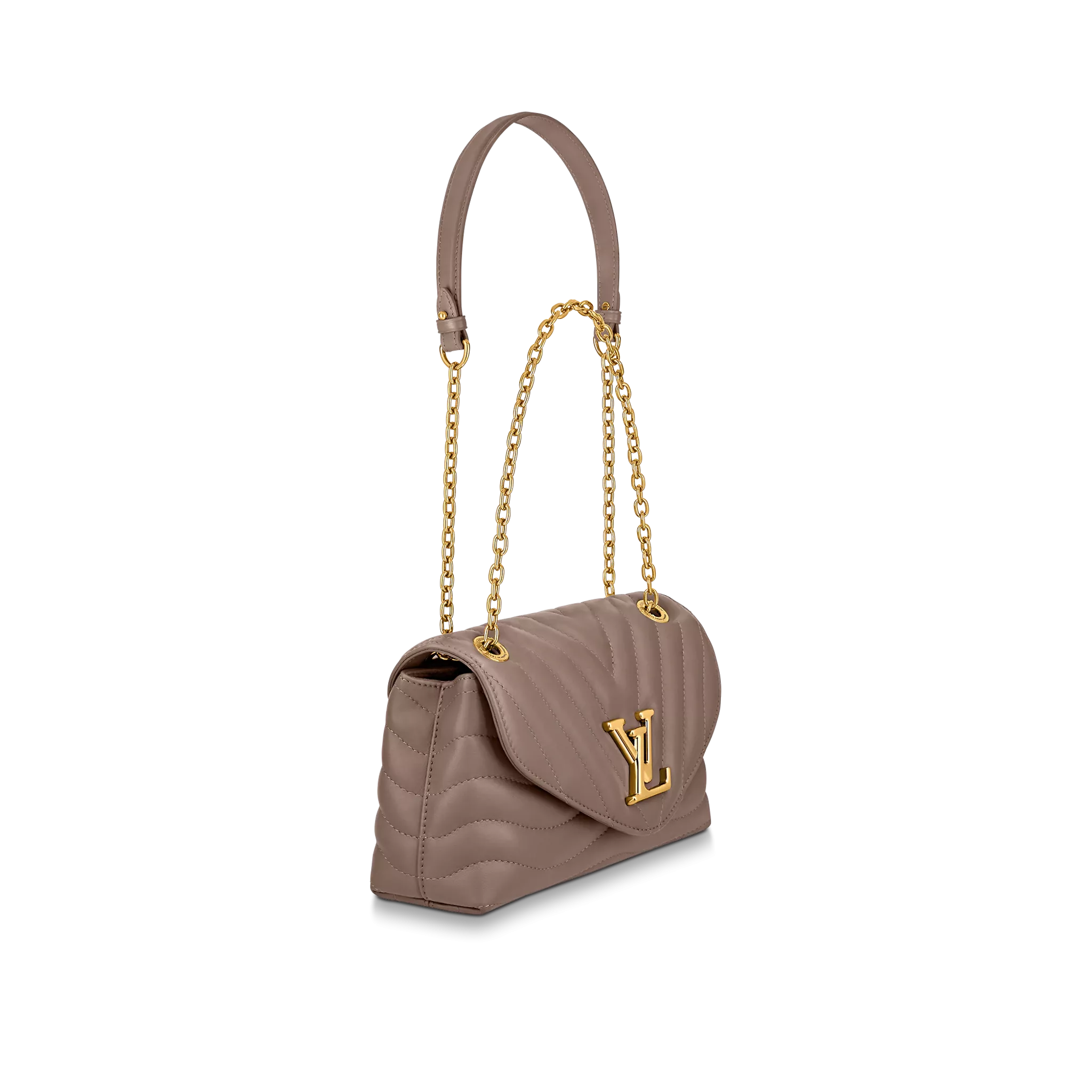 LV New Wave Chain Bag Taupe
