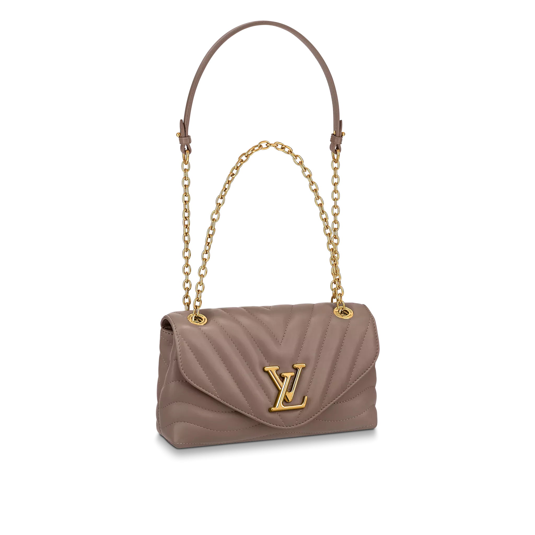 LV New Wave Chain Bag Taupe