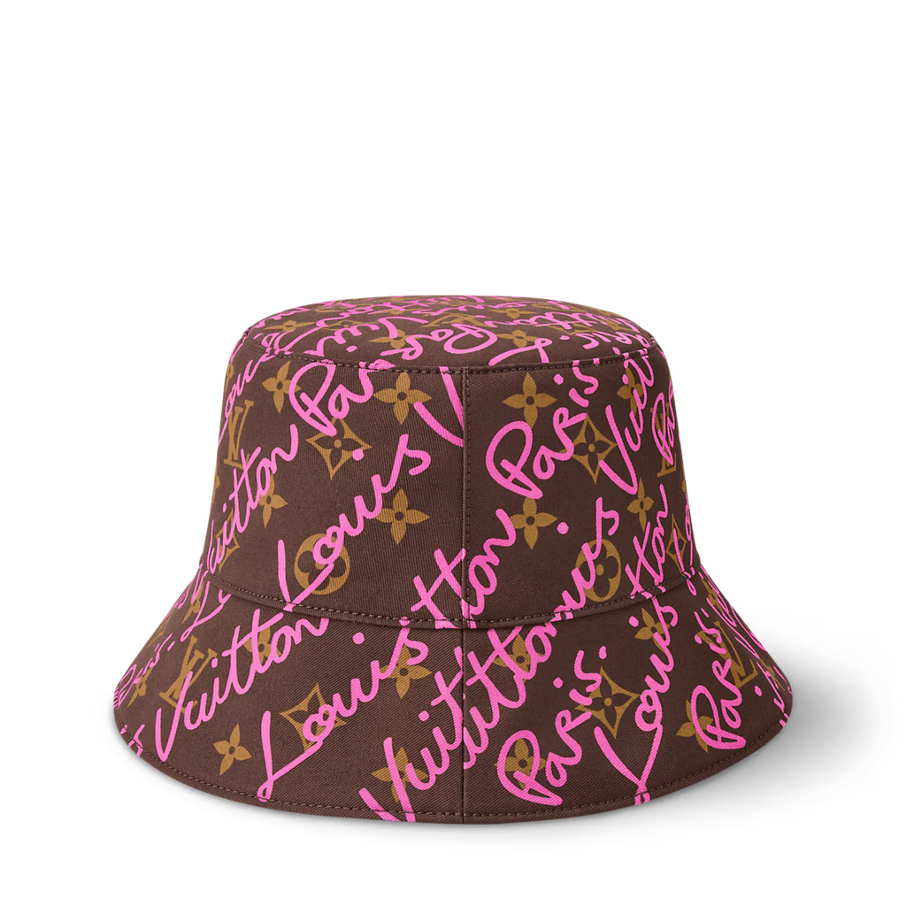 LV Script Bucket Hat