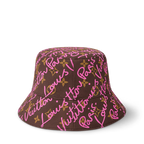 LV Script Bucket Hat