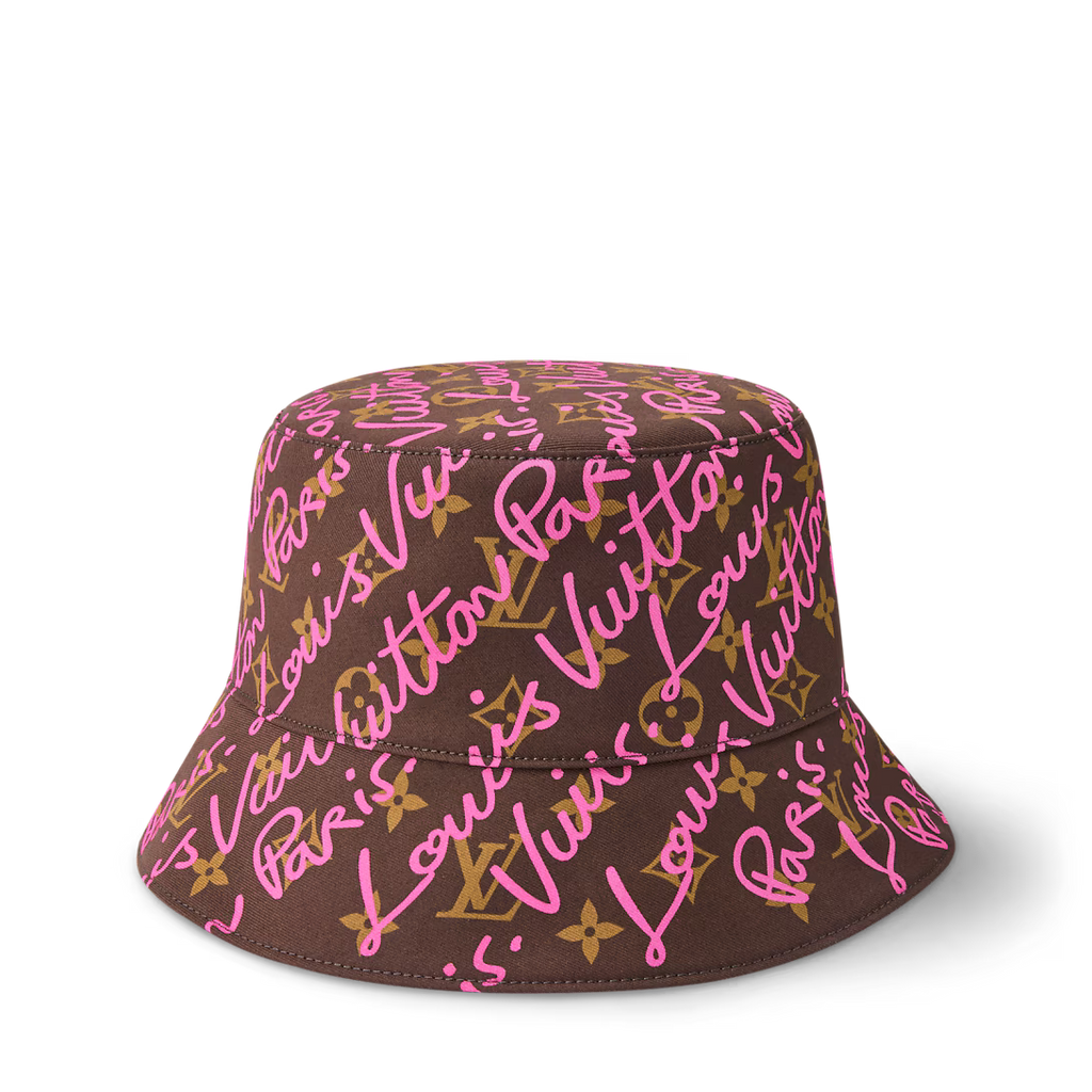 LV Script Bucket Hat