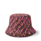 LV Script Bucket Hat