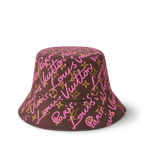 LV Script Bucket Hat
