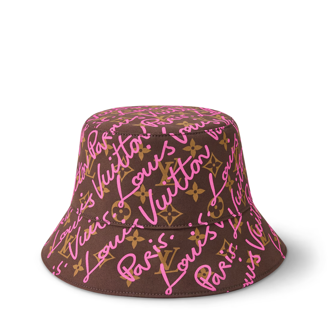 LV Script Bucket Hat