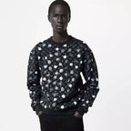 LV x YK Painted Dots Printed Crewneck