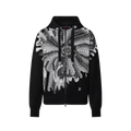 LV x YK Psychedelic Flower Zipped Hoodie