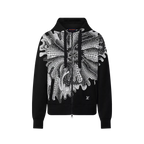 LV x YK Psychedelic Flower Zipped Hoodie