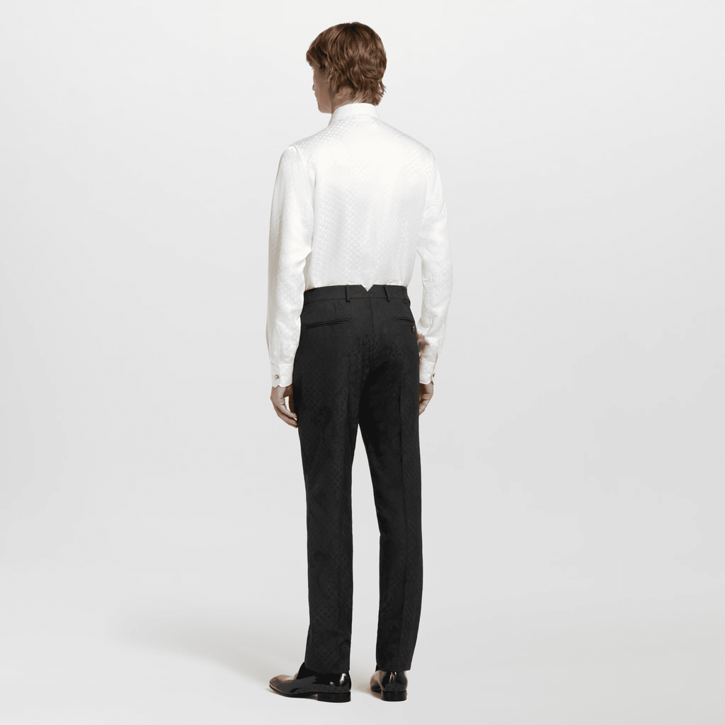 LV Mini Monogram Silk Evening Shirt