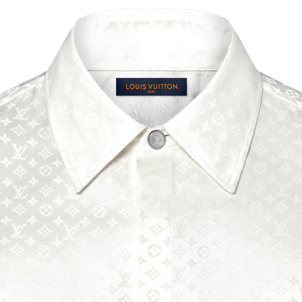 LV Mini Monogram Silk Evening Shirt