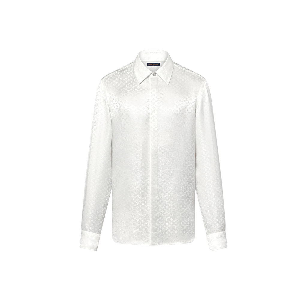 LV Mini Monogram Silk Evening Shirt