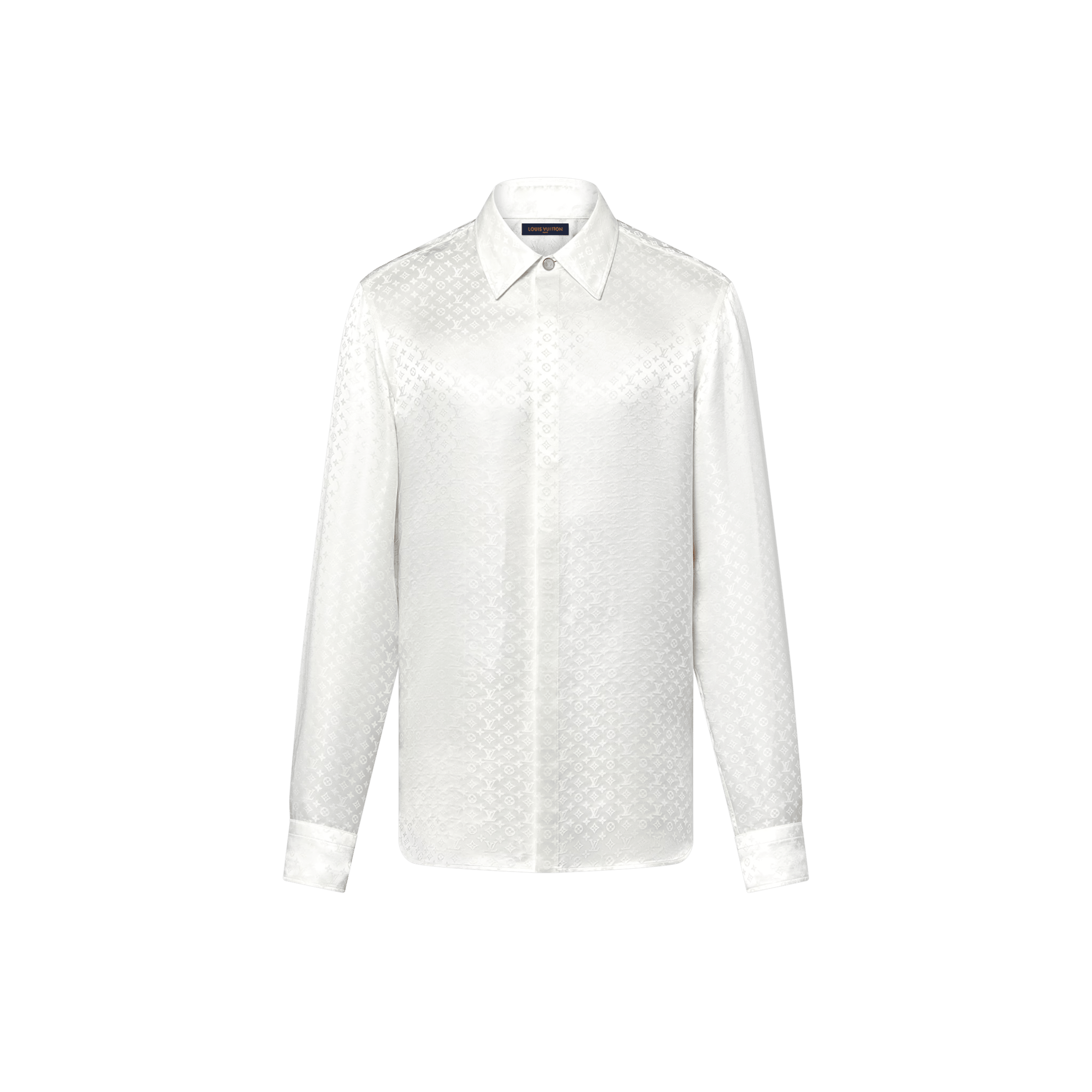 LV Mini Monogram Silk Evening Shirt
