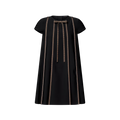 Monogram Accent Trapeze Dress