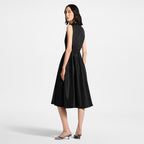 Monogram Accent Zip-Up Dress