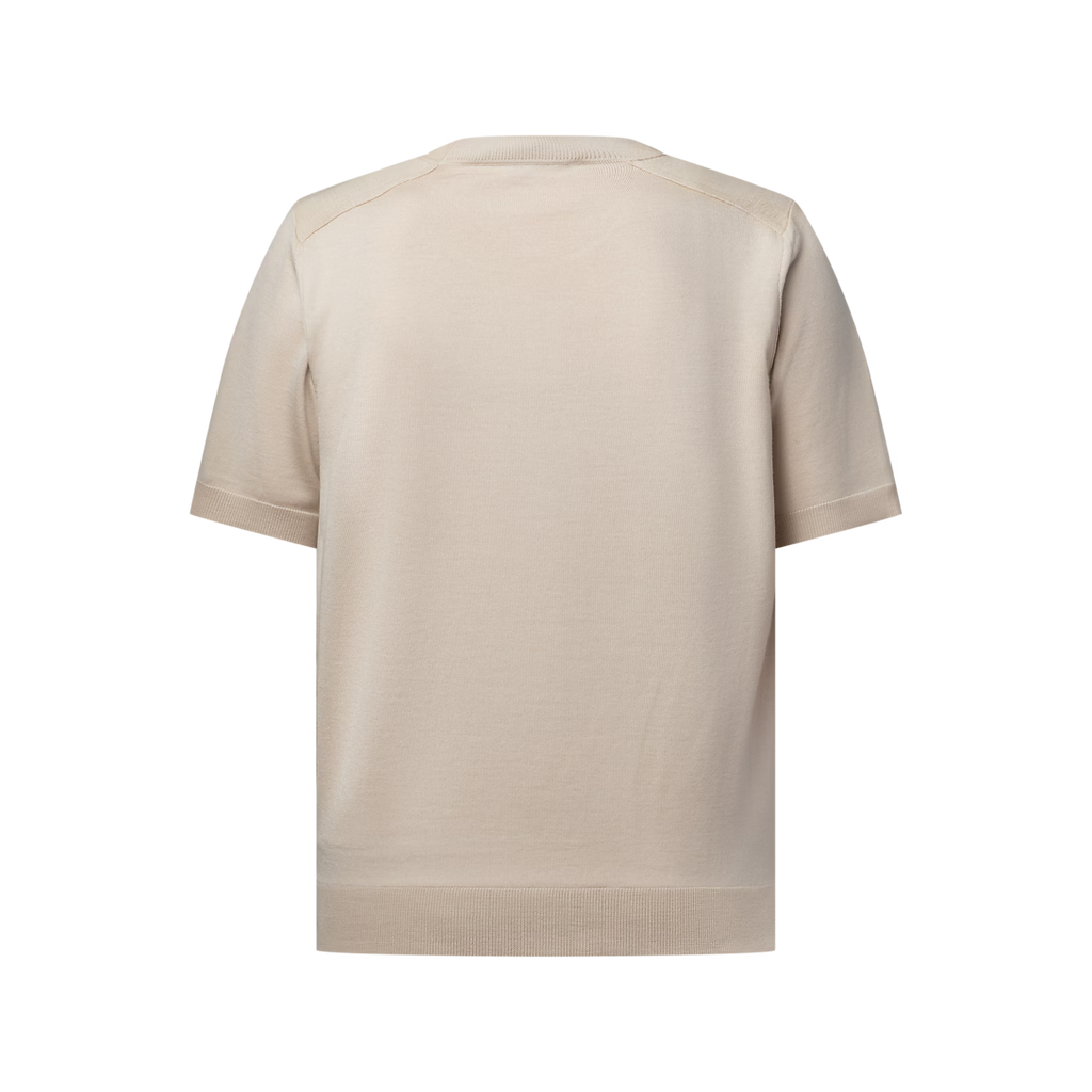 Monogram Cat Stamp Knit Top