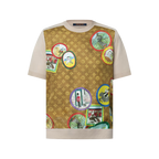 Monogram Cat Stamp Knit Top