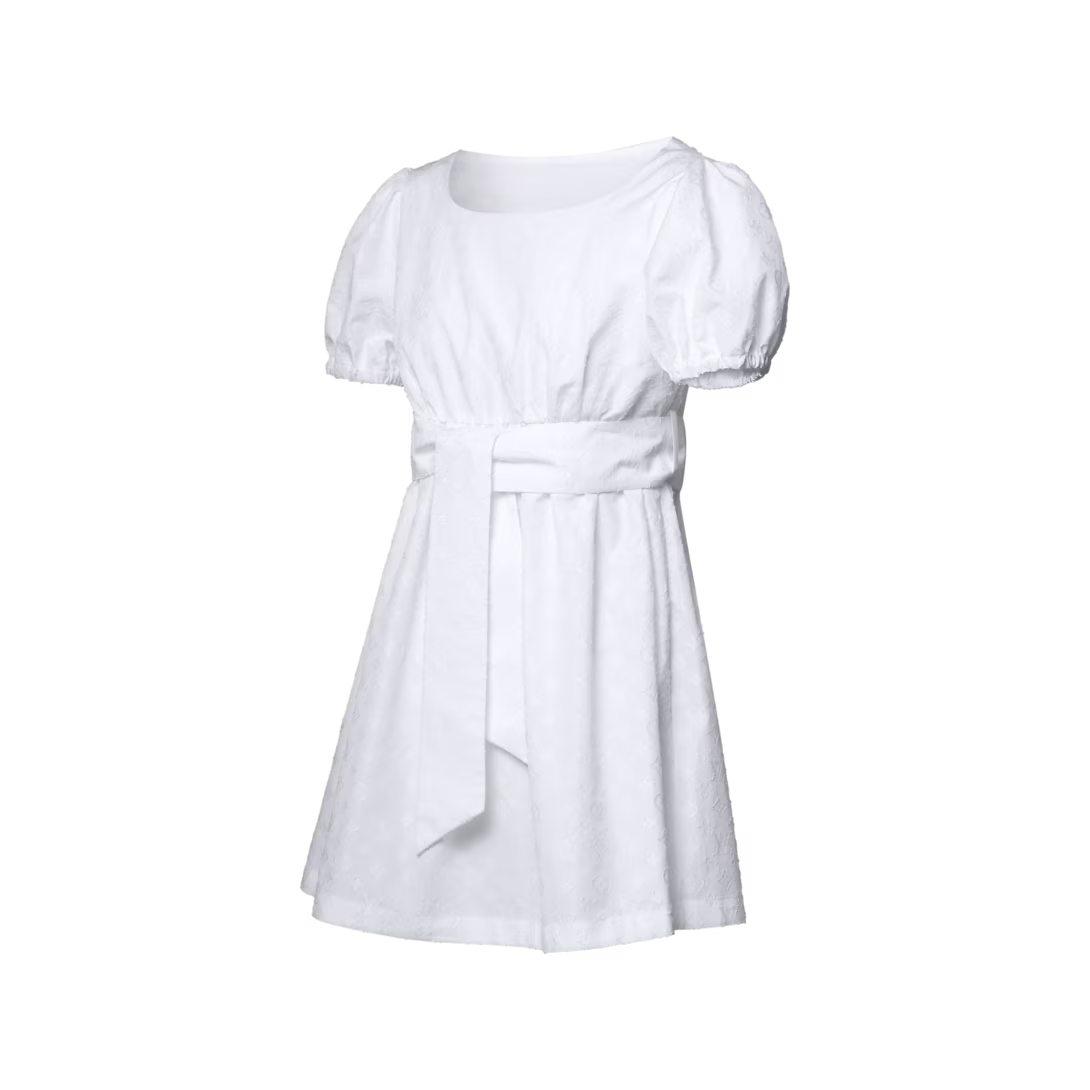 Monogram Fil Coupé Baby doll Dress
