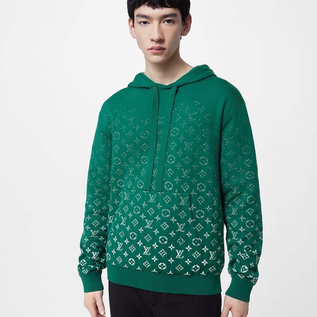 Monogram Gradient Cotton Hoodie