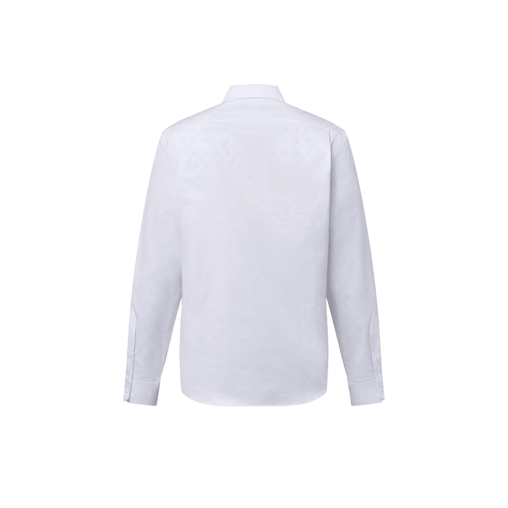 LV Monogram Long-Sleeved Cotton Shirt