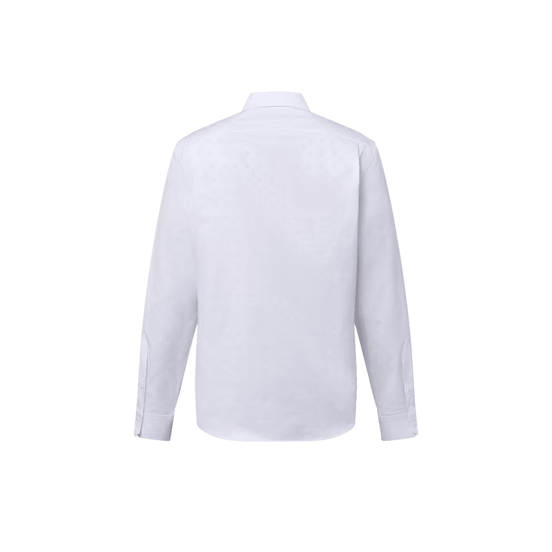 LV Monogram Long-Sleeved Cotton Shirt