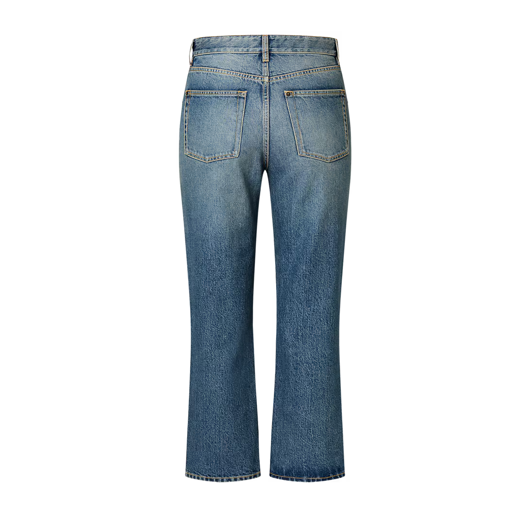 Monogram Patch Jeans