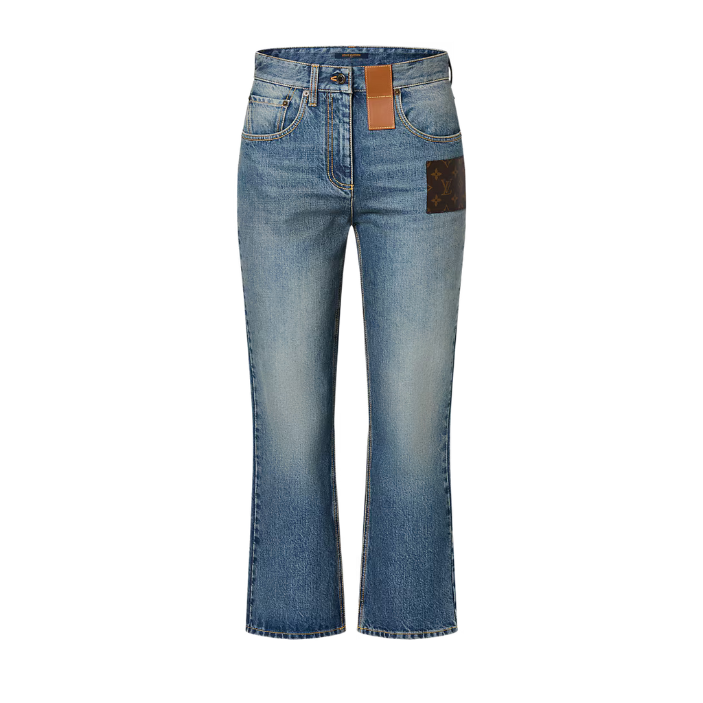 Monogram Patch Jeans