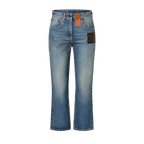 Monogram Patch Jeans