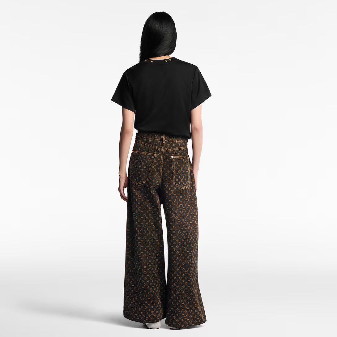 Monogram Straight-Cut Jeans