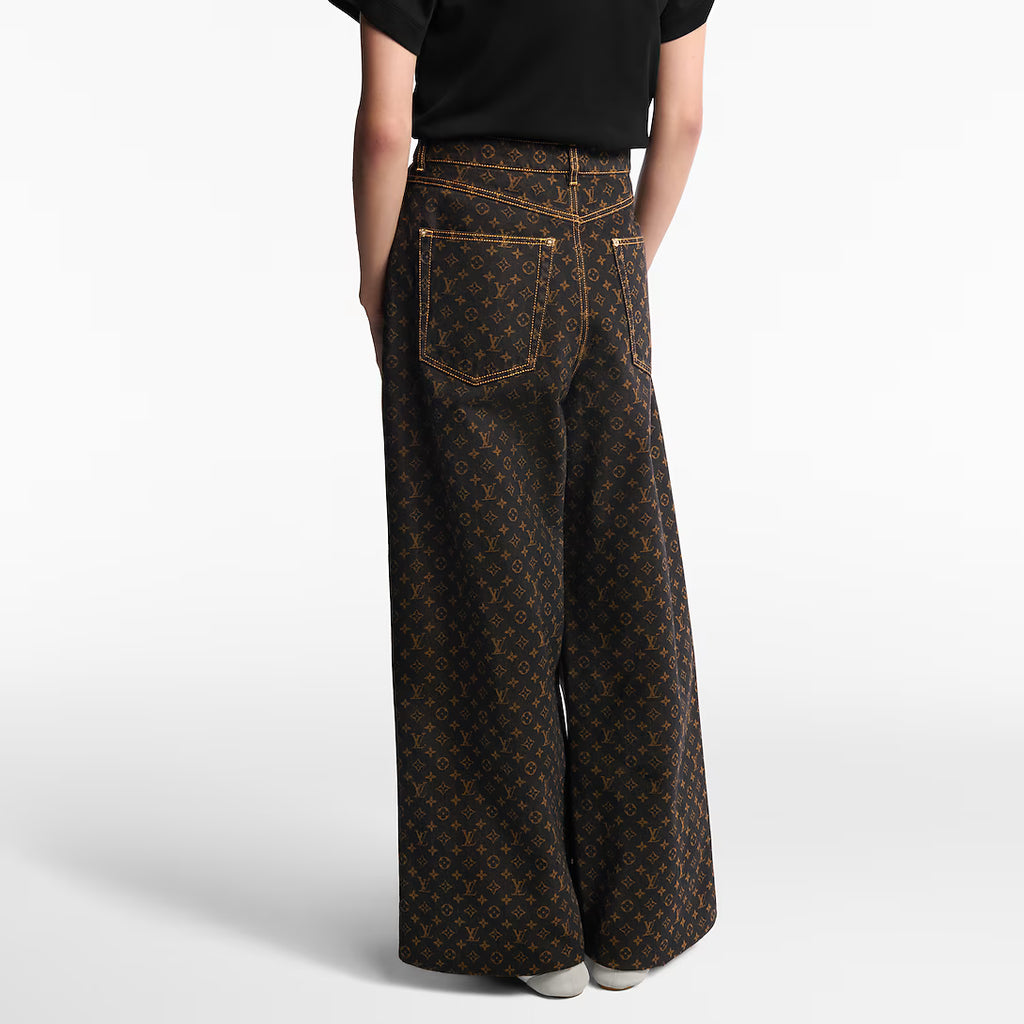 Monogram Straight-Cut Jeans
