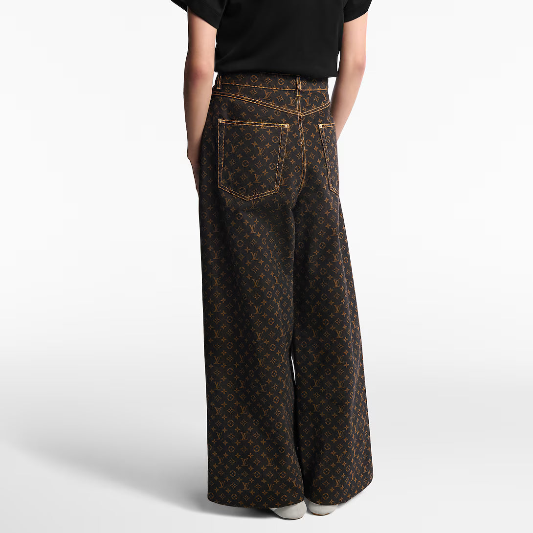 Monogram Straight-Cut Jeans